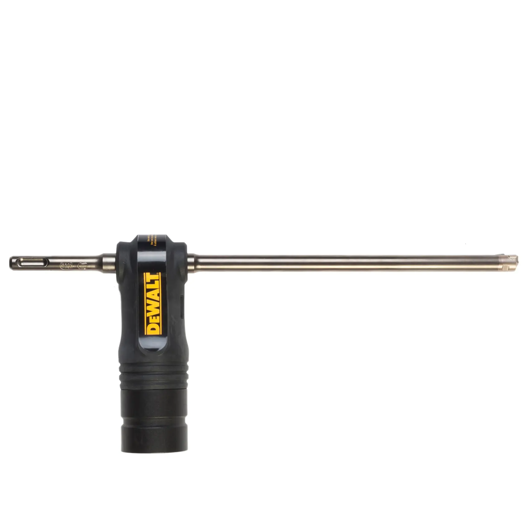 Gráfico que muestra la marca DEWALT XTREME Sub-Compact Series con el eslogan 'Compacto y lleno de rendimiento' sobre un fondo amarillo.
