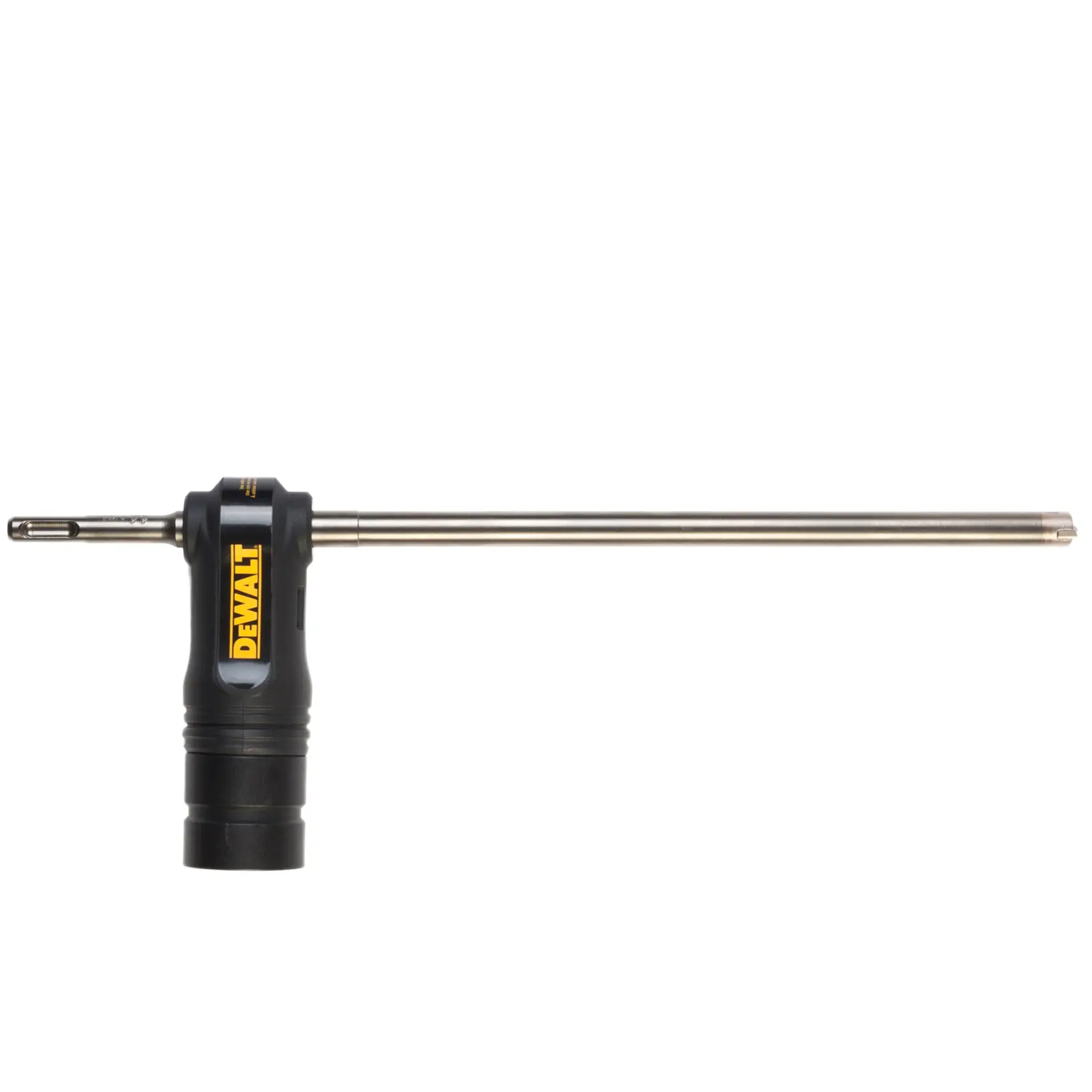 Gráfico que muestra la marca DEWALT XTREME Sub-Compact Series con el eslogan 'Compacto y lleno de rendimiento' sobre un fondo amarillo.