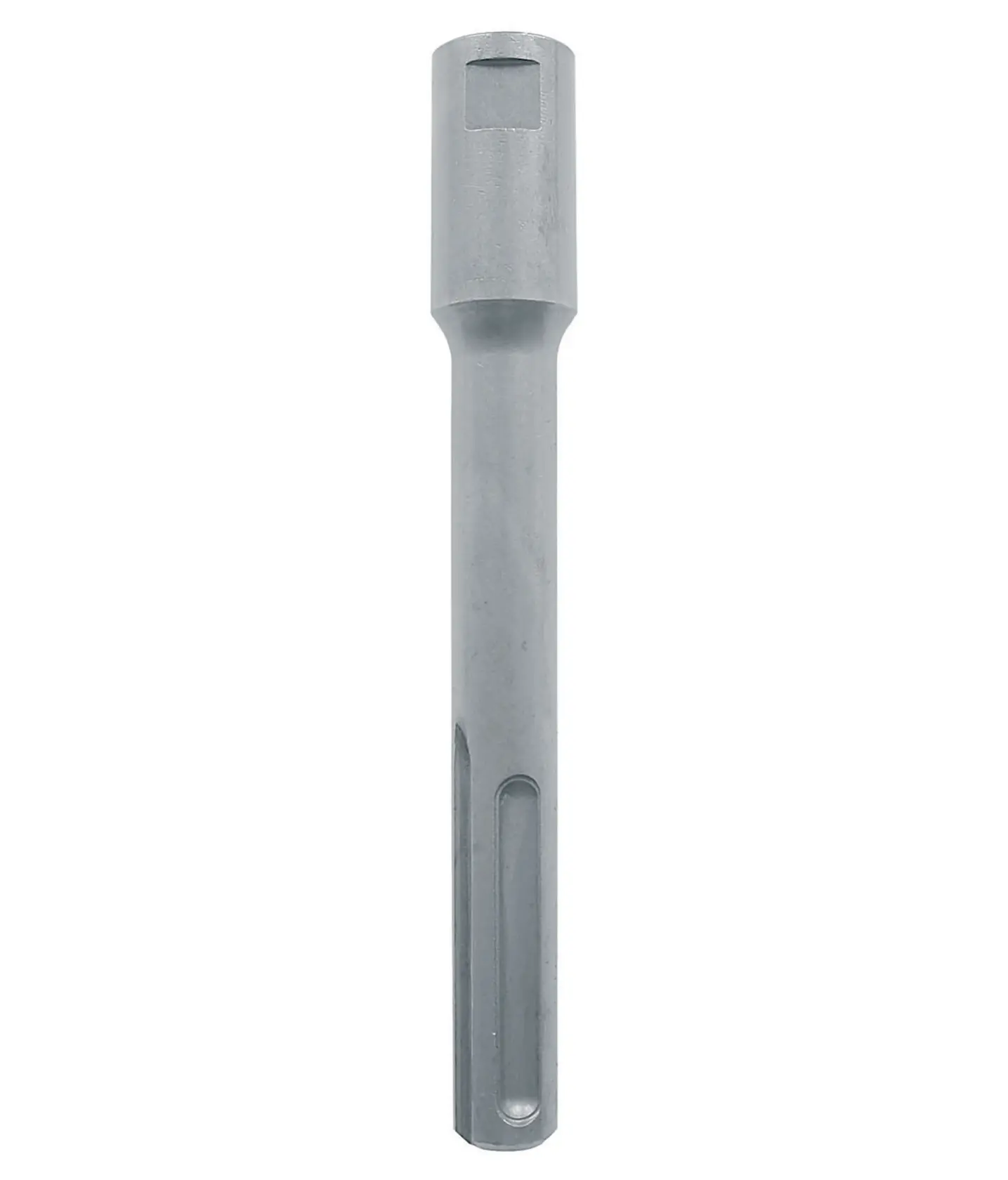 Adaptador DEWALT DT6770 SDS-Max para taladros, metálico, cilíndrico, usado para unión de herramientas.