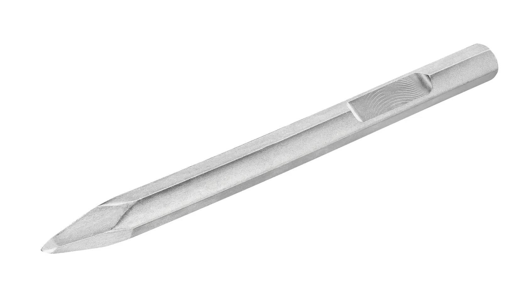 Foto de DEWALT cincel puntiagudo DT6927, DT6927-QZ, plata, accesorio de herramienta, ángulo lateral.