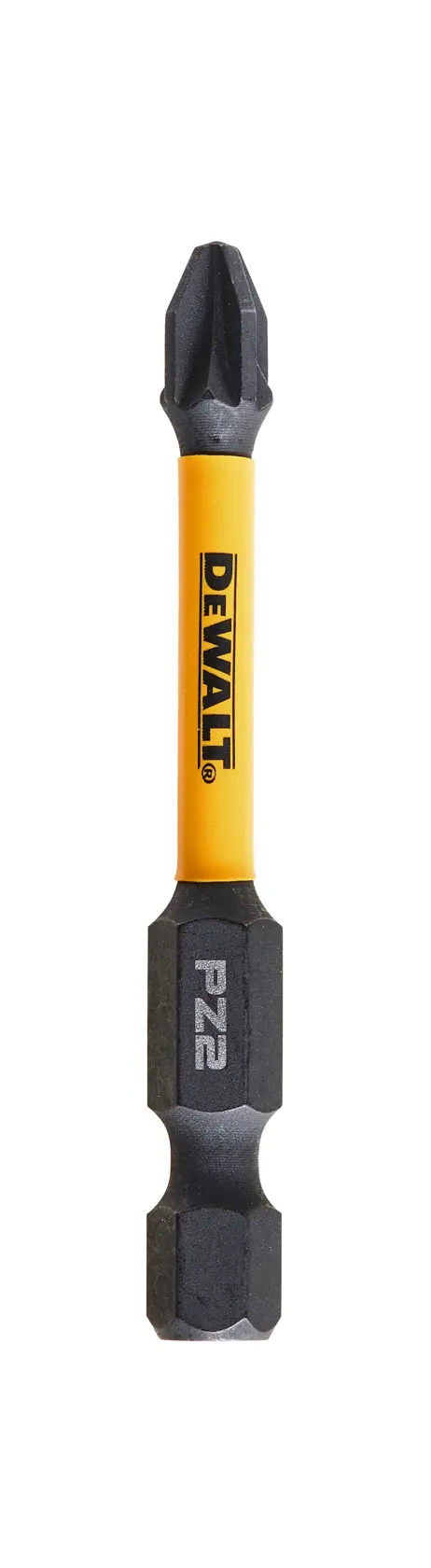 Gráfico que muestra la marca DEWALT XTREME Sub-Compact Series con el eslogan 'Compacto y lleno de rendimiento' sobre un fondo amarillo.