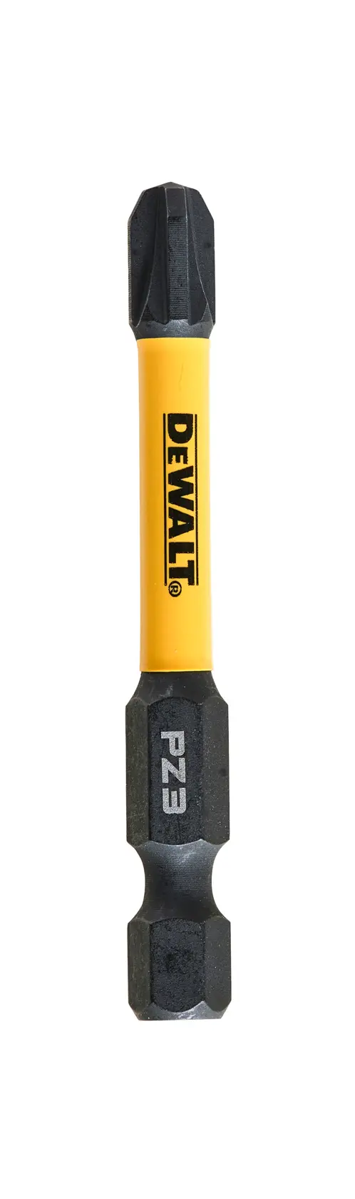 Gráfico que muestra la marca DEWALT XTREME Sub-Compact Series con el eslogan 'Compacto y lleno de rendimiento' sobre un fondo amarillo.