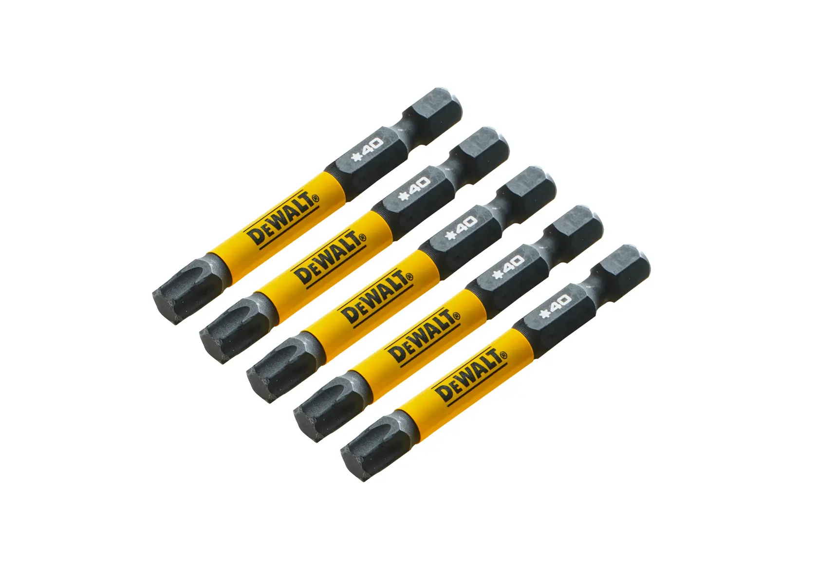 Gráfico mostrando a marca DEWALT XTREME Sub-Compact Series com o slogan 'Compacto e cheio de desempenho' em um fundo amarelo.