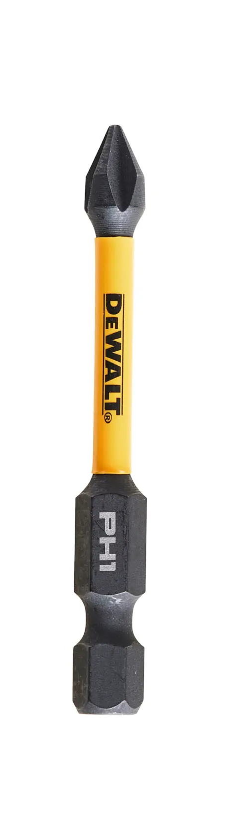 Gráfico que muestra la marca DEWALT XTREME Sub-Compact Series con el eslogan 'Compacto y lleno de rendimiento' sobre un fondo amarillo.