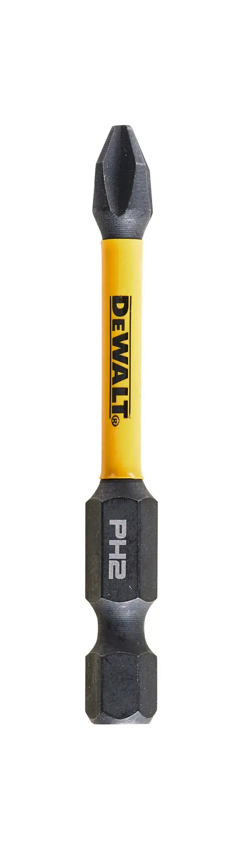 Gráfico que muestra la marca DEWALT XTREME Sub-Compact Series con el eslogan 'Compacto y lleno de rendimiento' sobre un fondo amarillo.