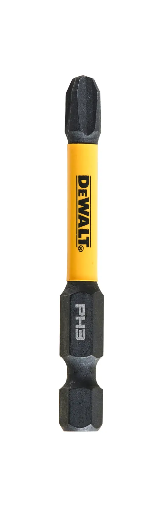 Gráfico que muestra la marca DEWALT XTREME Sub-Compact Series con el eslogan 'Compacto y lleno de rendimiento' sobre un fondo amarillo.