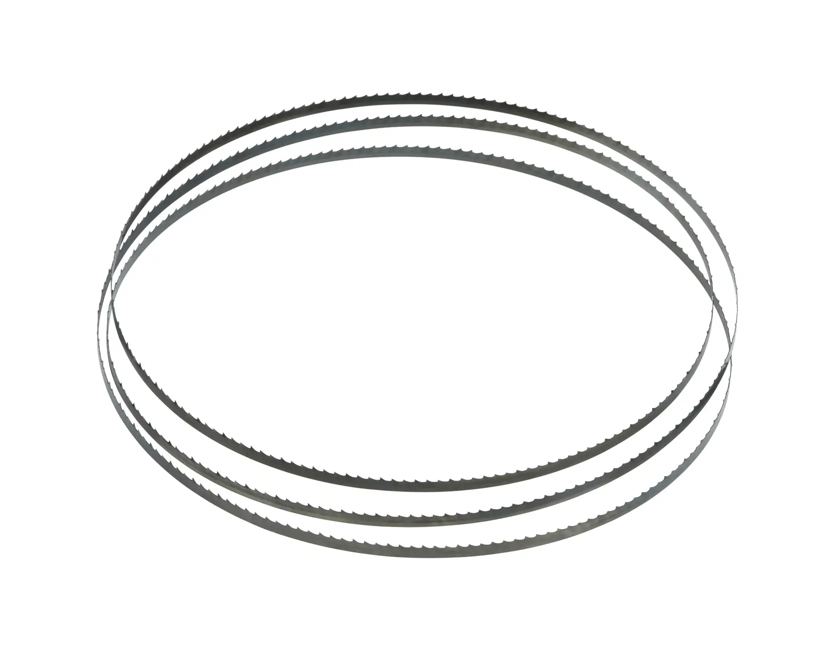 Hoja para sierra cinta, longitud: 2215mm, ancho: 6mm, espesor: 0.4mm, paso: 4.2mm, para cortes curvos en madera