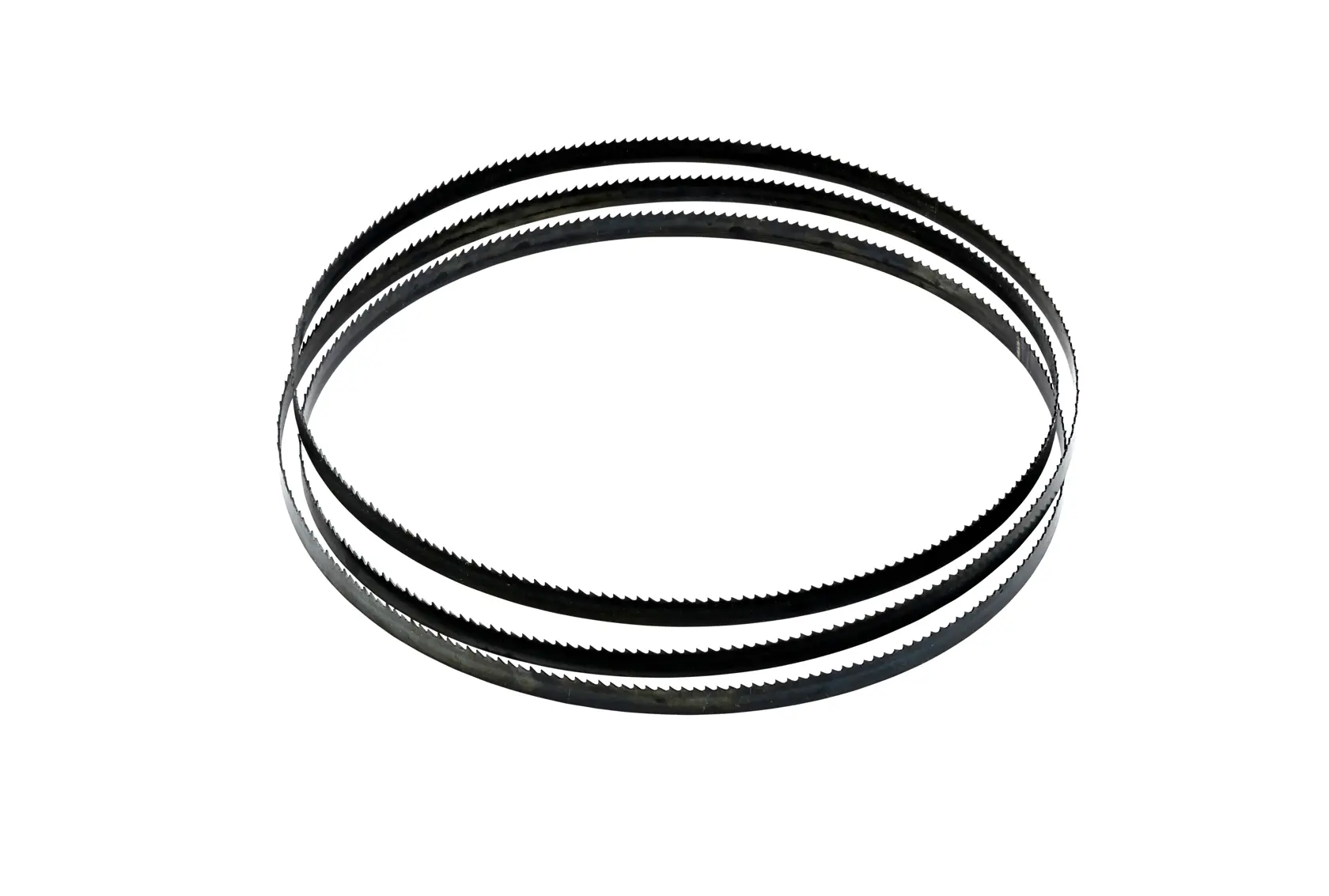 Hoja para sierra cinta, longitud: 2095mm, ancho: 10mm, espessor: 0.6mm, paso: 3.2mm, para adera, fórmica y laminados
