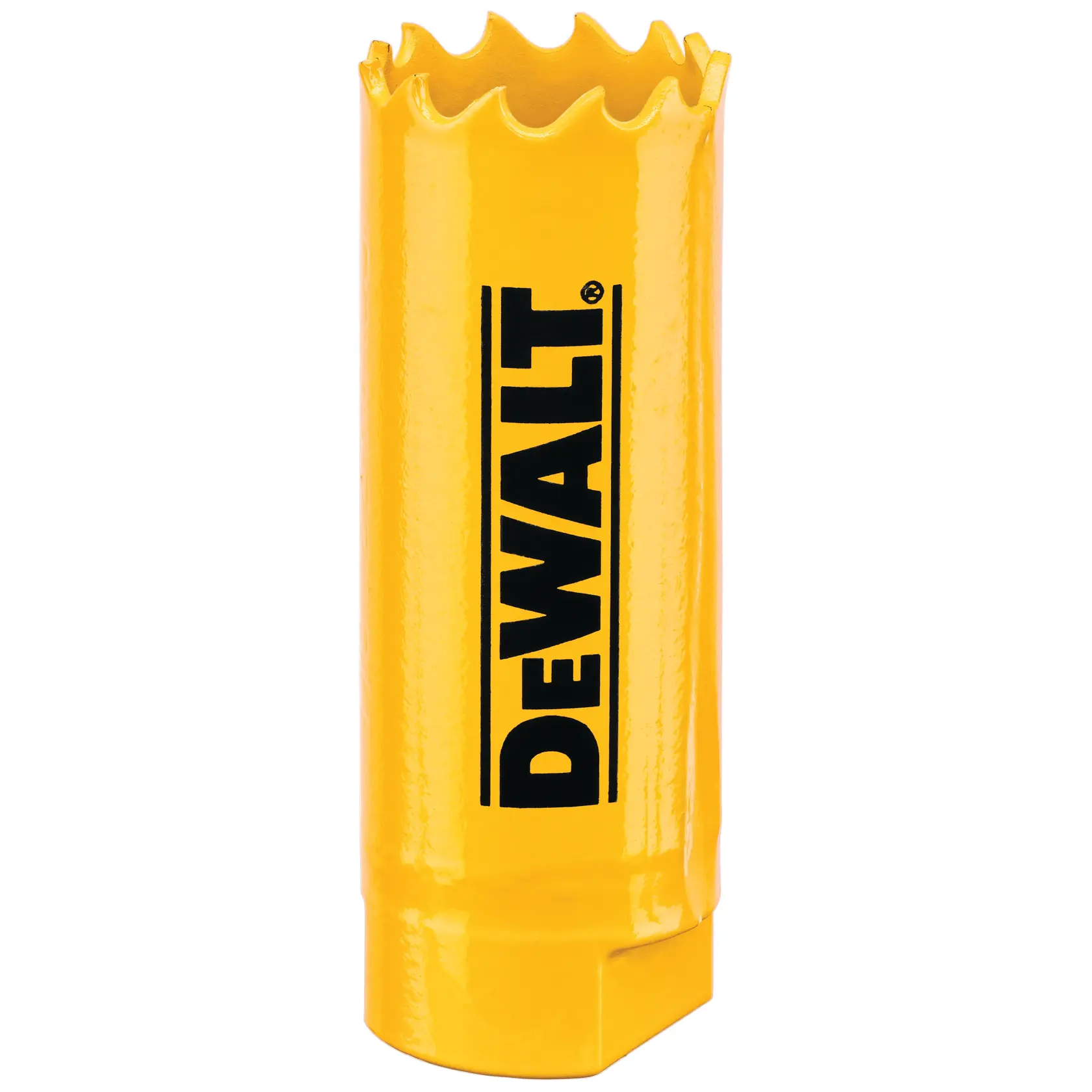 Gráfico que muestra la marca DEWALT XTREME Sub-Compact Series con el eslogan 'Compacto y lleno de rendimiento' sobre un fondo amarillo.