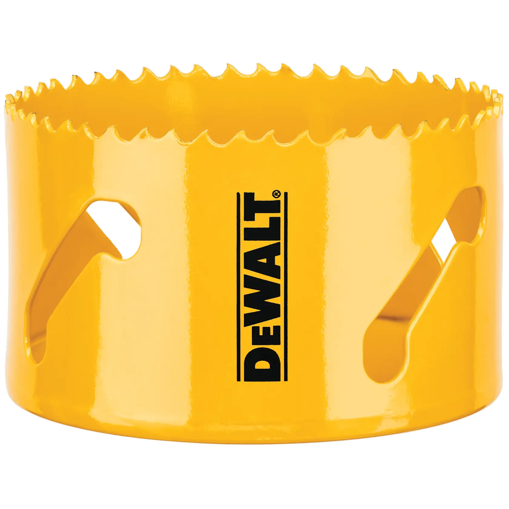 Gráfico que muestra la marca DEWALT XTREME Sub-Compact Series con el eslogan 'Compacto y lleno de rendimiento' sobre un fondo amarillo.