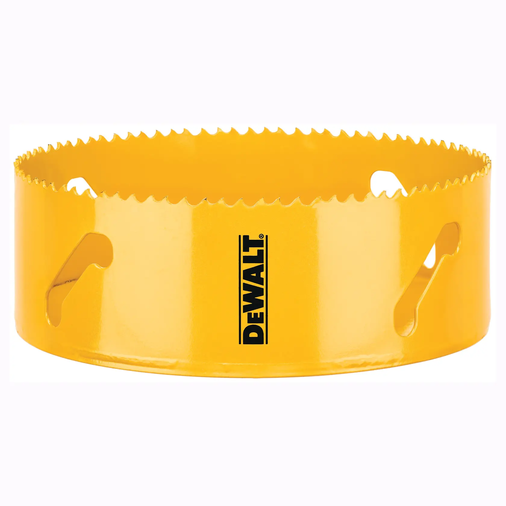 Gráfico que muestra la marca DEWALT XTREME Sub-Compact Series con el eslogan 'Compacto y lleno de rendimiento' sobre un fondo amarillo.