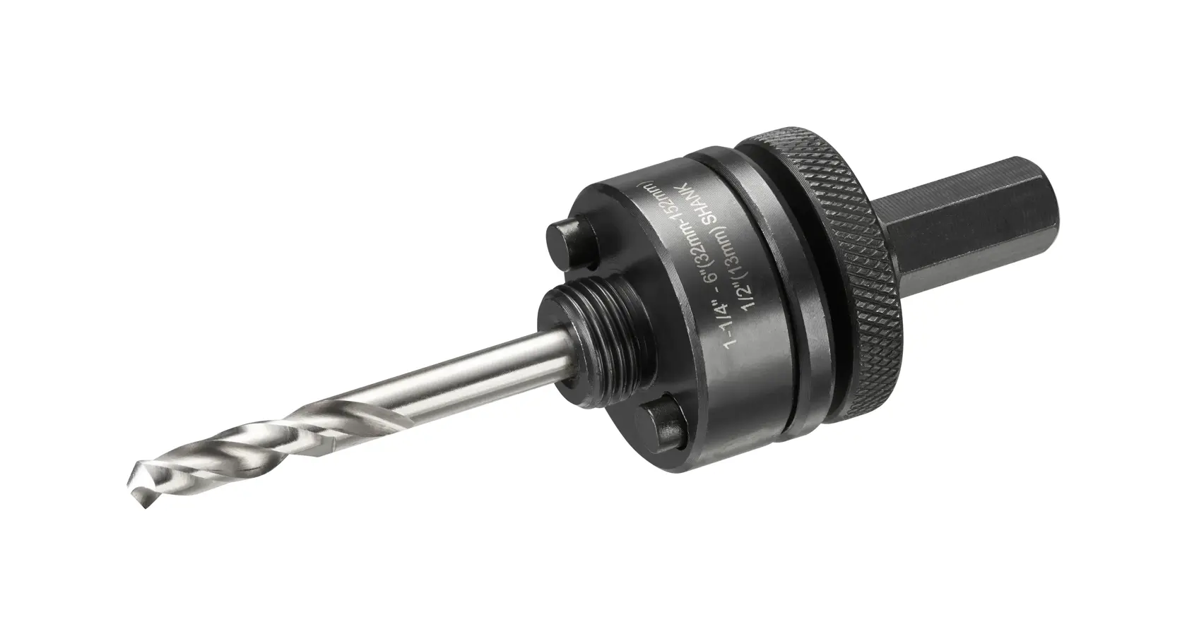 Mandril de 13mm para coronas Bi-metal de 32 a 210mm de diámetro