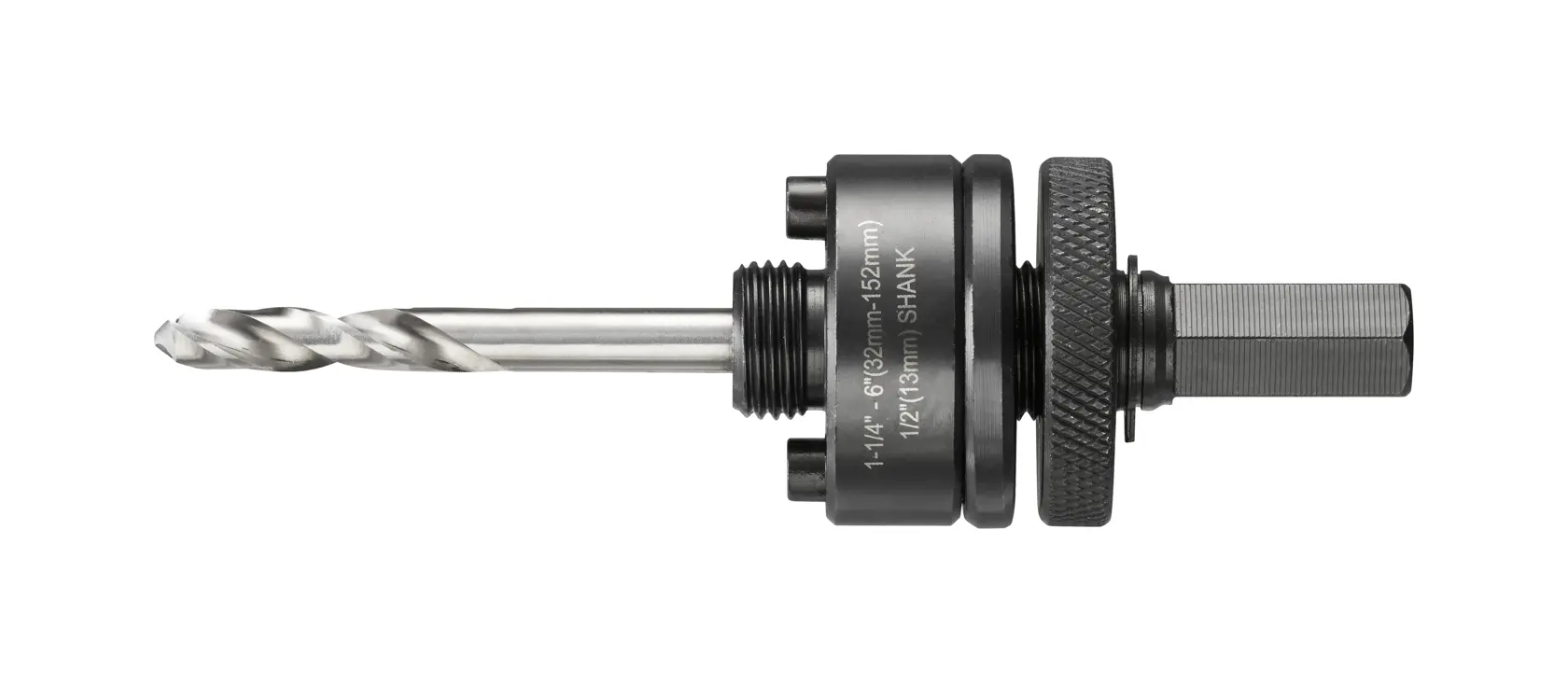 Mandril de 13mm para coronas Bi-metal de 32 a 210mm de diámetro