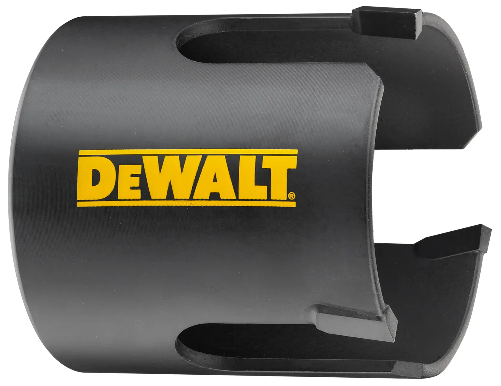 Gráfico que muestra la marca DEWALT XTREME Sub-Compact Series con el eslogan 'Compacto y lleno de rendimiento' sobre un fondo amarillo.