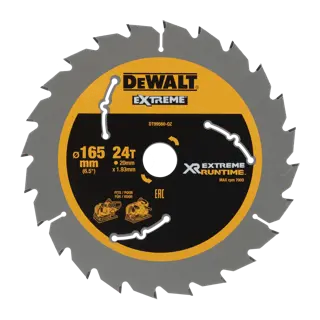 Logotipo de DEWALT en letras negras y audaces centrado sobre un fondo blanco.
