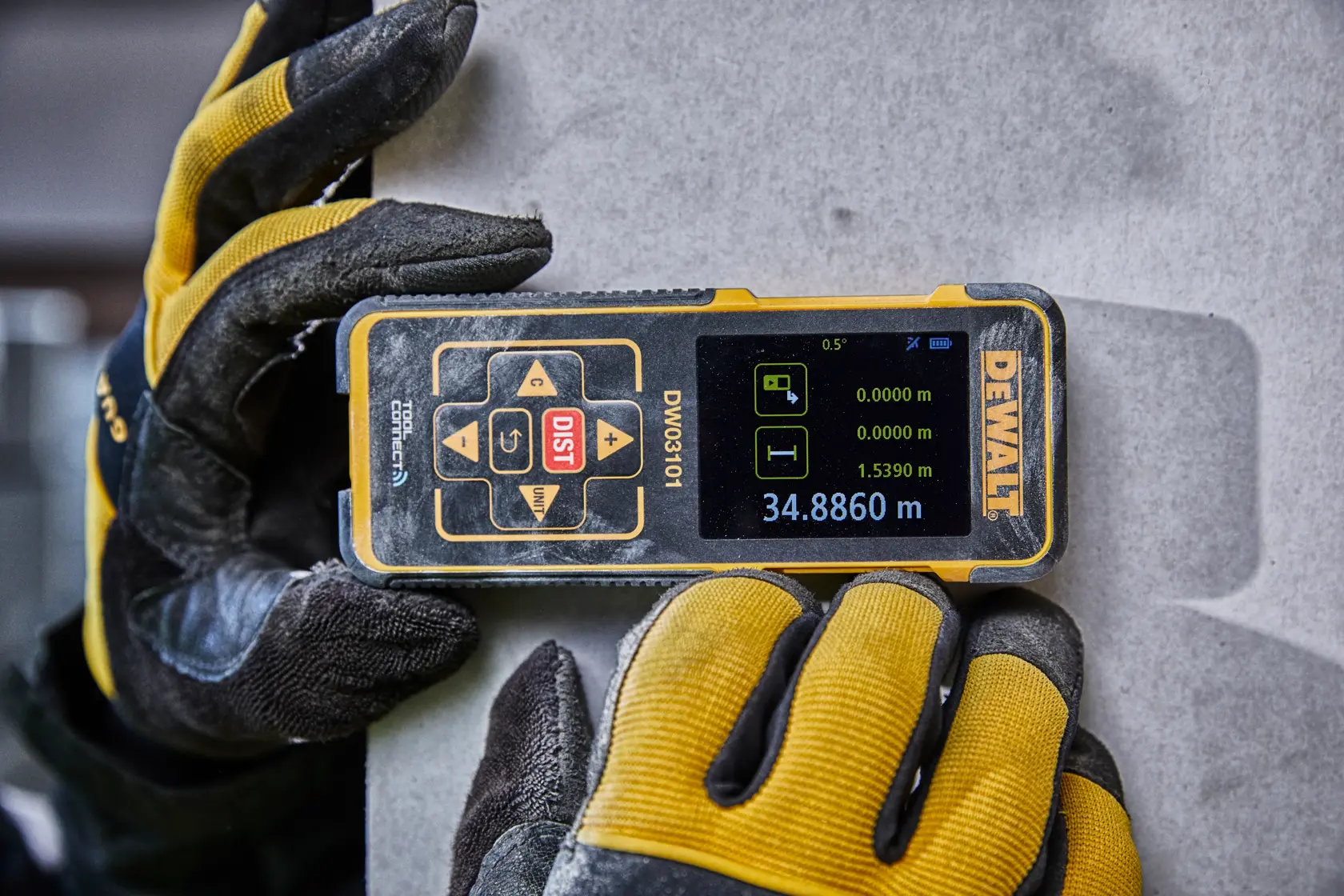 Medidor láser con alcance de 100m con Bluetooth