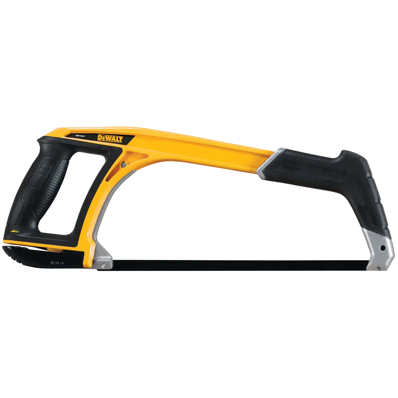 Logotipo de DEWALT en letras negras y audaces centrado sobre un fondo blanco.