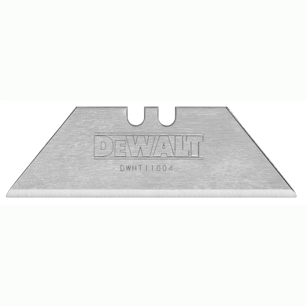 Logotipo de DEWALT en letras negras y audaces centrado sobre un fondo blanco.