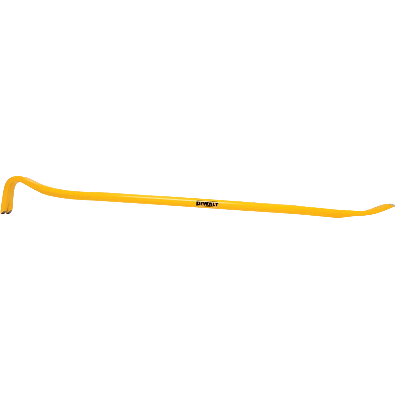 Logotipo de DEWALT en letras negras y audaces centrado sobre un fondo blanco.