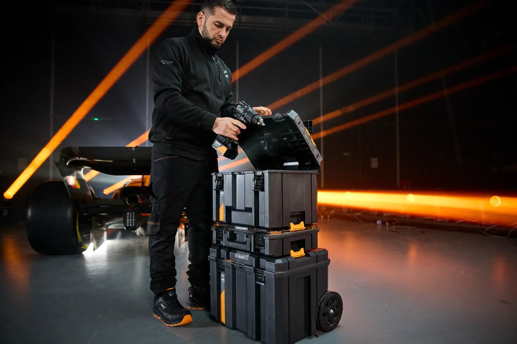 Torre TSTAK edición McLaren (Almacenaje Móvil+Caja Profunda + Organizador)
