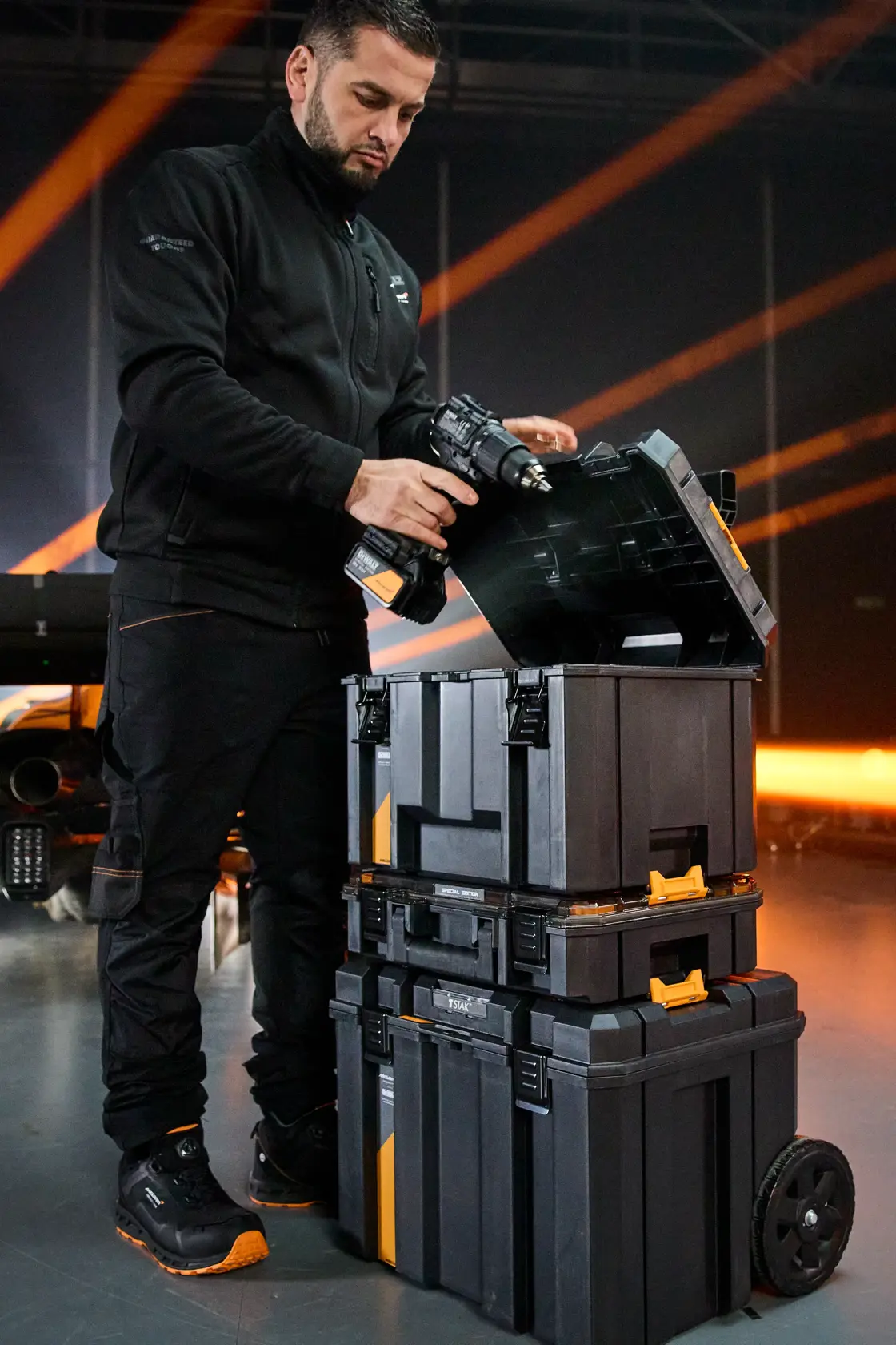 Torre TSTAK edición McLaren (Almacenaje Móvil+Caja Profunda + Organizador)